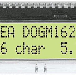 EA DOGM162E-A EA DOGM162E-A