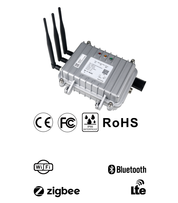 东胜防水工业网关DSGW-010-1（WIFI2.4/5G+BLE5.2） Dongsheng Waterproof Industrial GatewaysDSGW-010-1 (WIFI 2.4/5G+BLE 5.2)