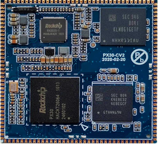 东胜PX30K核心板-2PX30K(RAM: 2GB, Stroage: 32GB eMMC) Dongsheng PX30K Core Boards-2PX30K (RAM: 2GB, Stroage: 32GB eMMC)