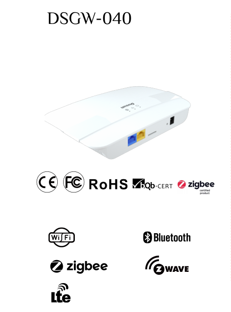 东胜智能网关DSGW-040-7（WIFI+BLE5.0+ZIGBEE3.0+ZWAVE+LTE catM1)