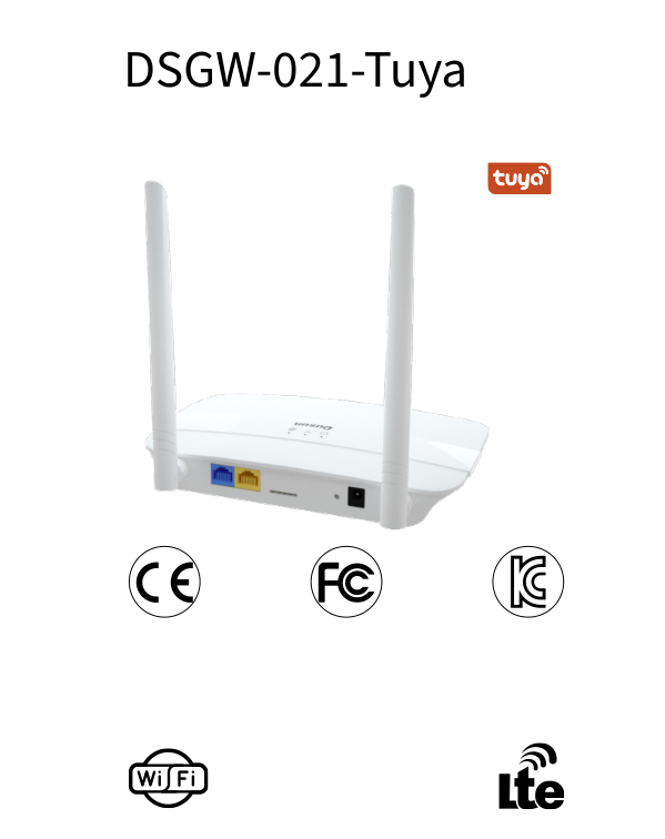东胜涂鸦路由网关DSGW-021-tuya-A(Wi-Fi+zigbee3.0+LTE)