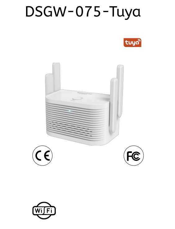 东胜涂鸦网关DSGW-075-tuya（Wi-Fi+zigbee3.0）